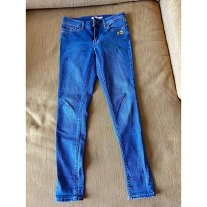 Levi's 711 Women's Skinny Blue Jeans with Charms